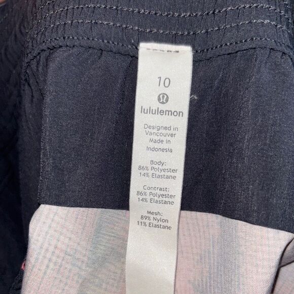 Lululemon Spring Break Away Short *4-way Stretch 3" Sun Dazed Multi Pink Sz 10 - Picture 3 of 8